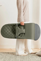 Бебешки Шезлонг Bliss Dark Green (classic Quilt, Woven) Babybjörn