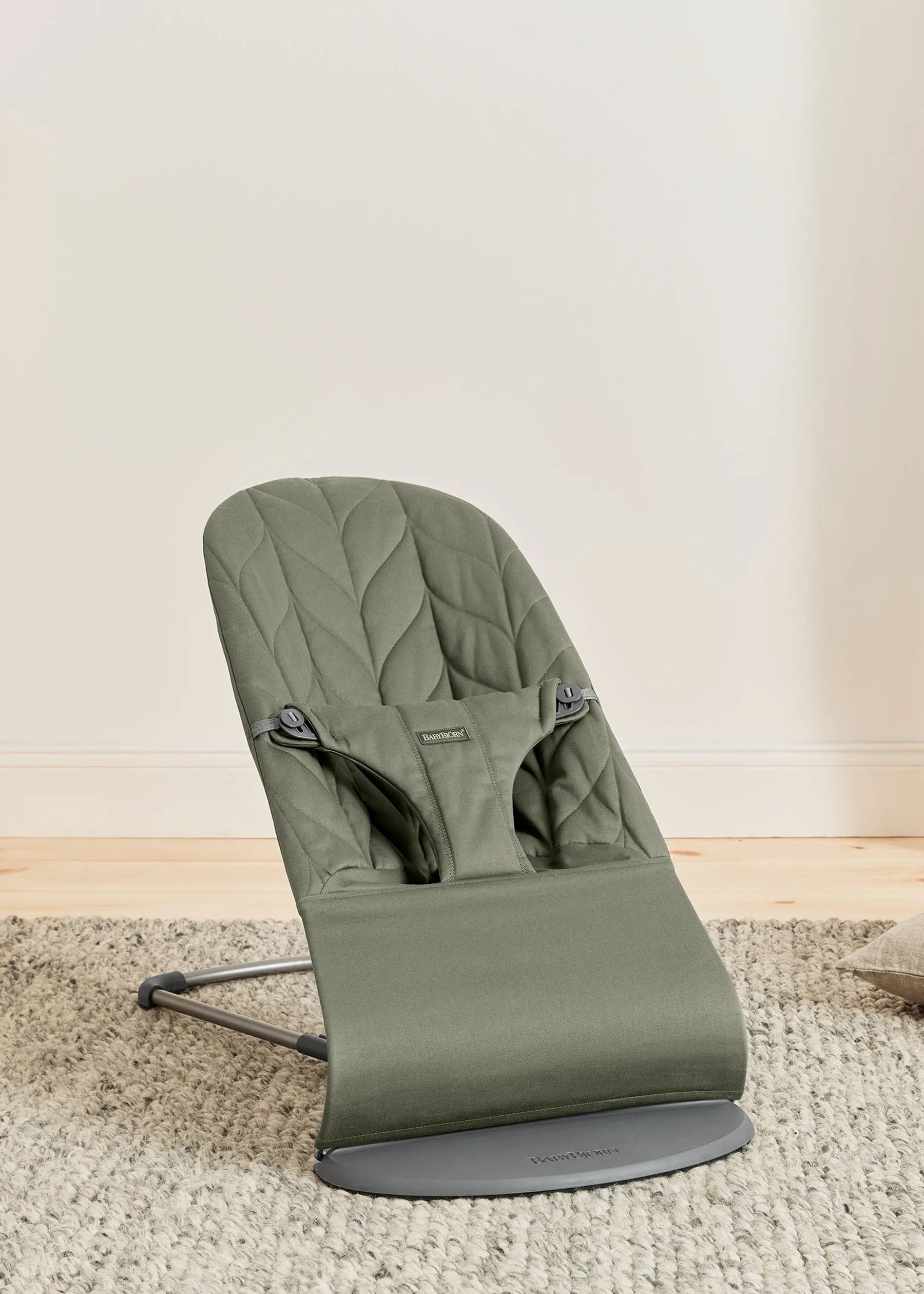 Бебешки Шезлонг Bliss Dark Green (petal Quilt, Woven) Babybjörn