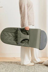 Бебешки Шезлонг Bliss Dark Green (petal Quilt, Woven) Babybjörn