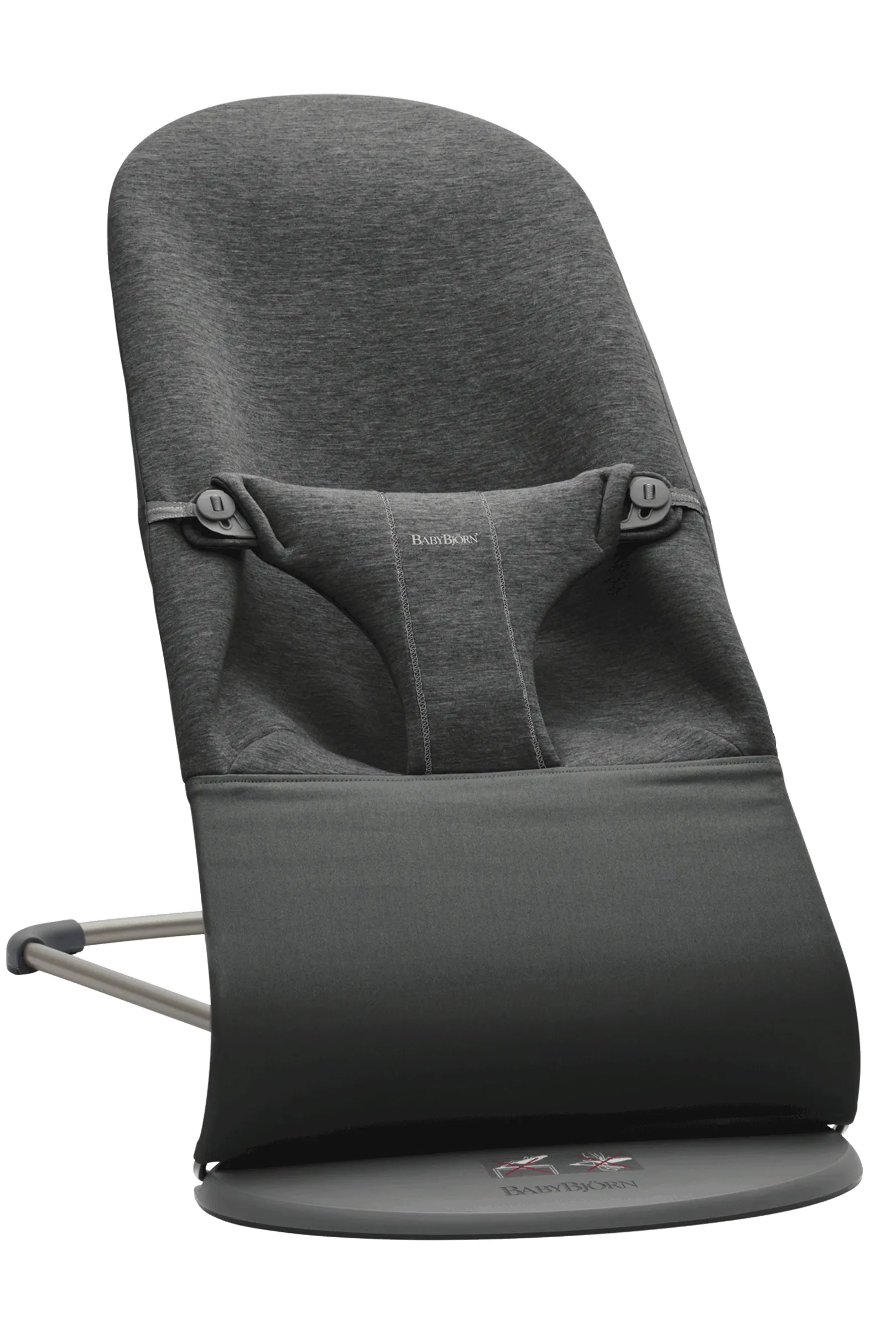 Бебешки Шезлонг Bliss Jersey 3d Charcoal Grey Babybjörn