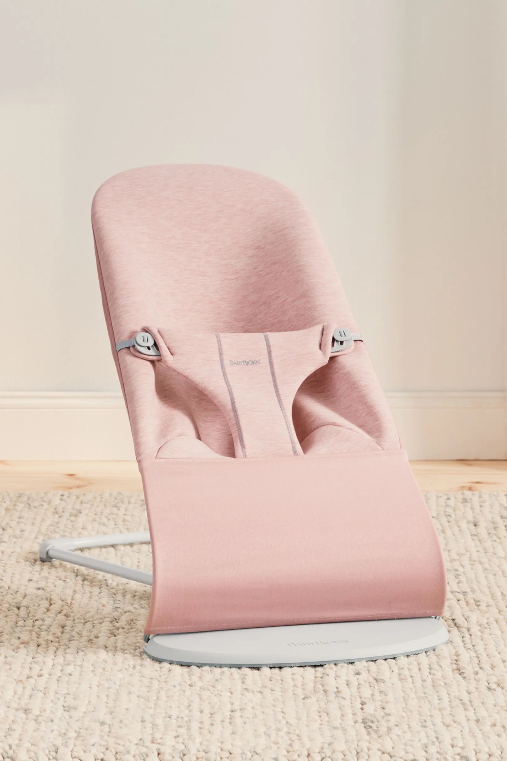 Бебешки Шезлонг Bliss Jersey 3d Light Pink Babybjörn