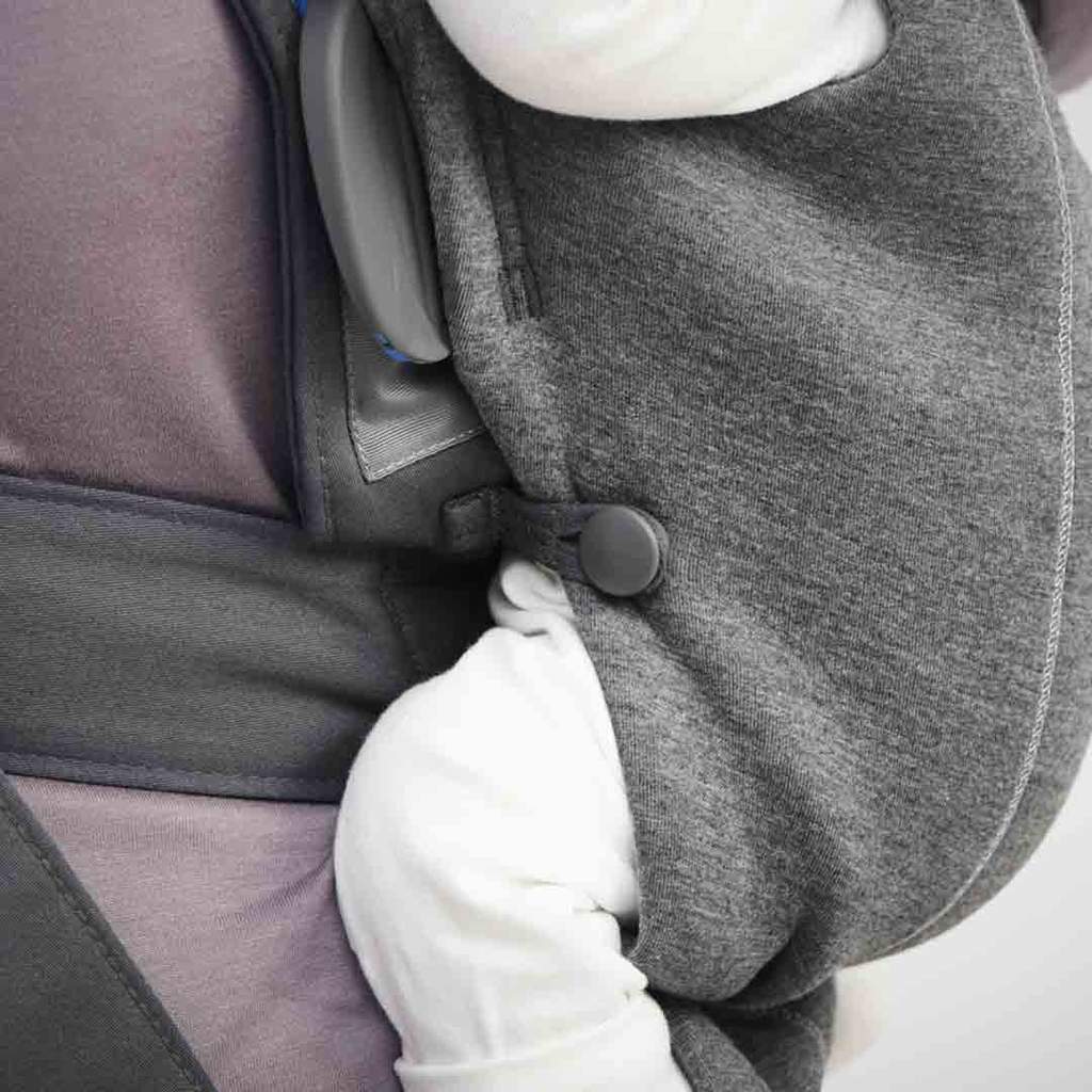 Бебешко Кенгуру Mini, Jersey 3d, Charcoal Grey Babybjörn