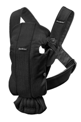 Бебешка Ергономична Раница Mini, Mesh 3d, Black Babybjörn