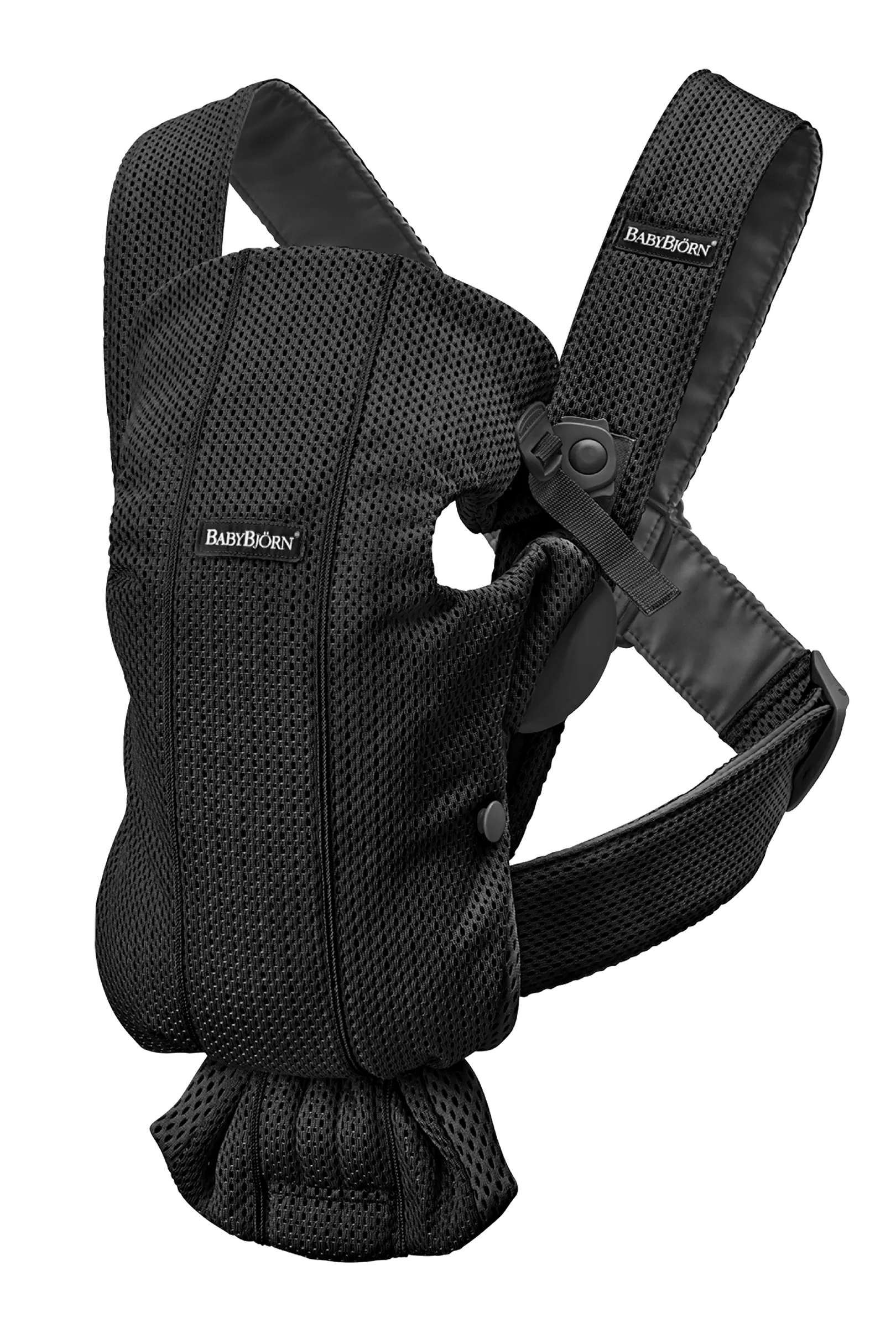 Бебешка Ергономична Раница Mini, Mesh 3d, Black Babybjörn