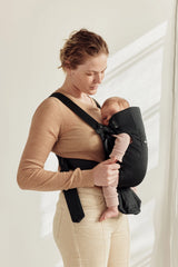 Бебешка Ергономична Раница Mini, Mesh 3d, Black Babybjörn