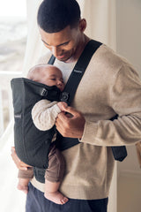 Бебешка Ергономична Раница Mini, Mesh 3d, Black Babybjörn