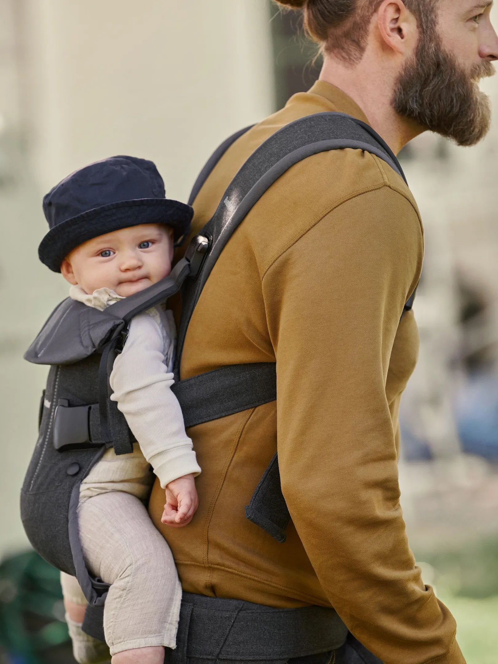 Бебешко Кенгуру One, Cotton Mix, Denim Grey Babybjörn