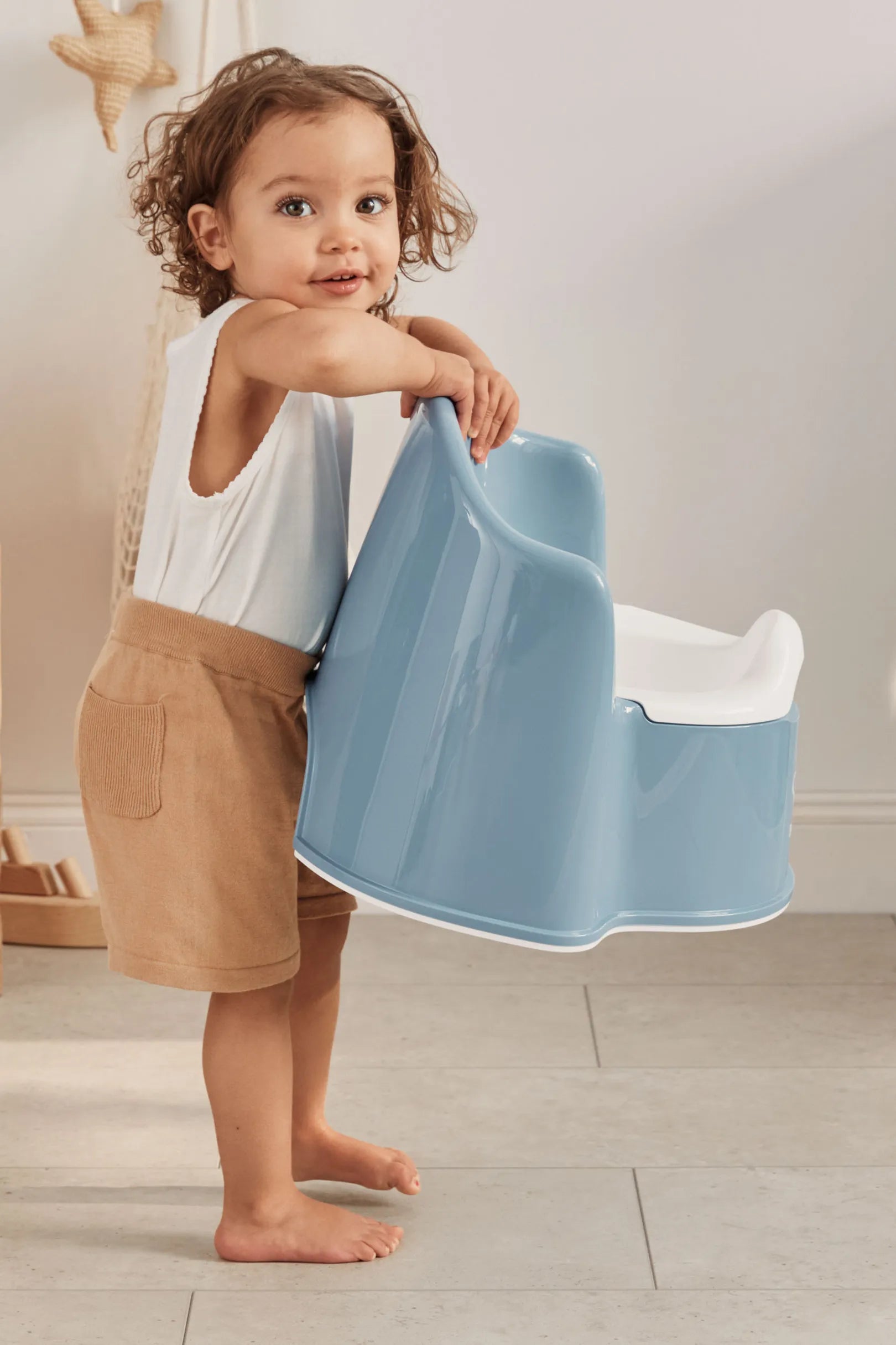 Детско Гърне Potty Chair Deep Blue White Babybjörn
