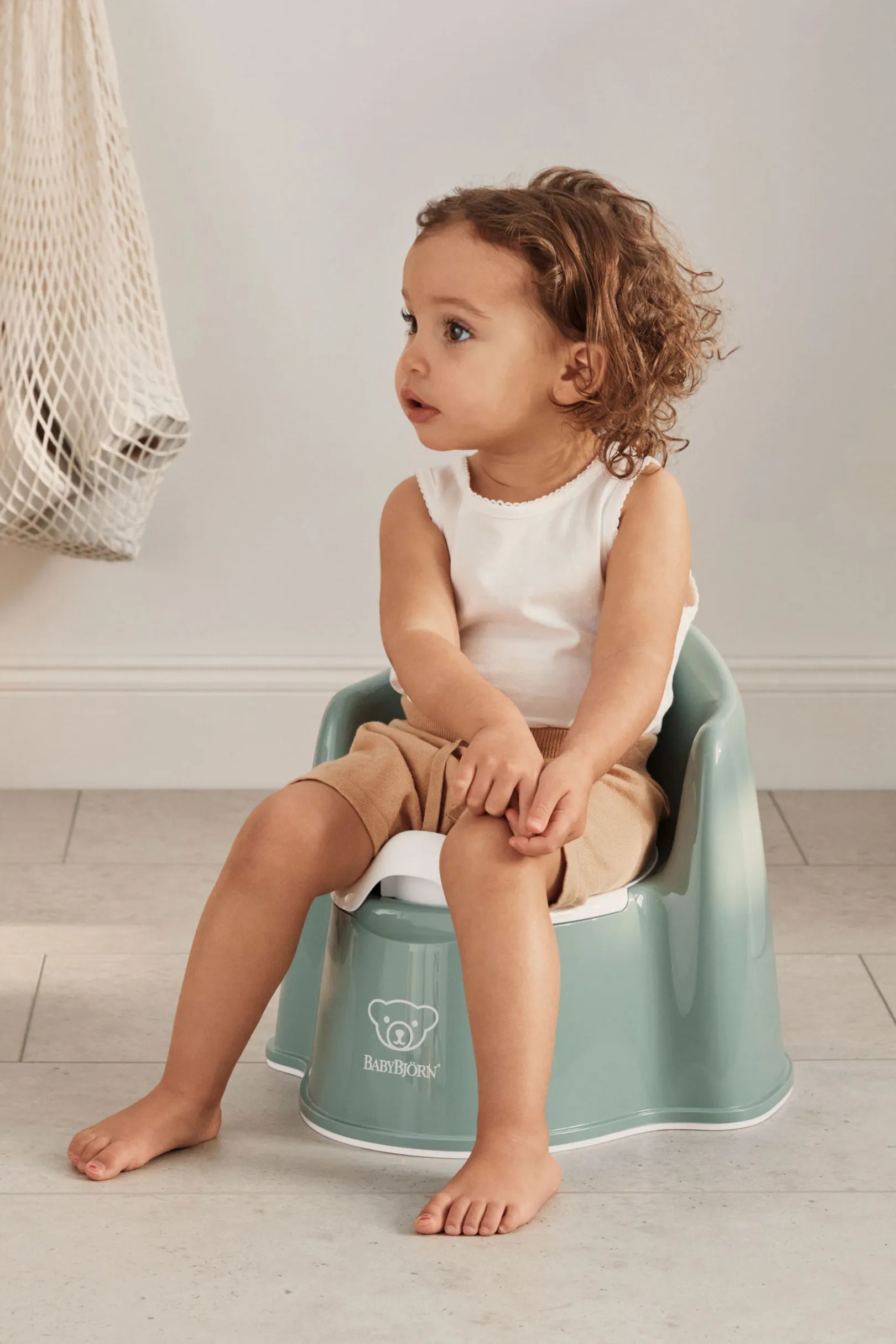 Детско Гърне Potty Chair Deep Green White Babybjörn