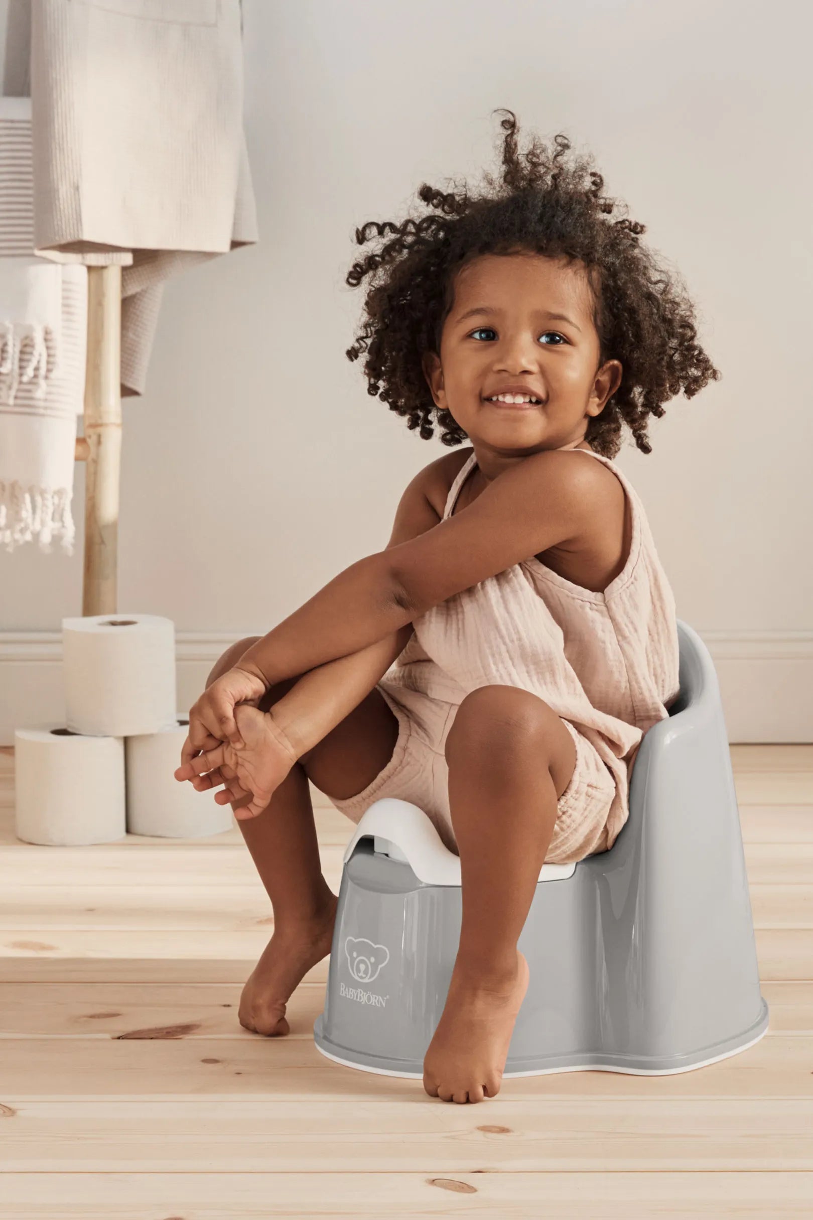 Детско Гърне Potty Chair Grey White Babybjörn
