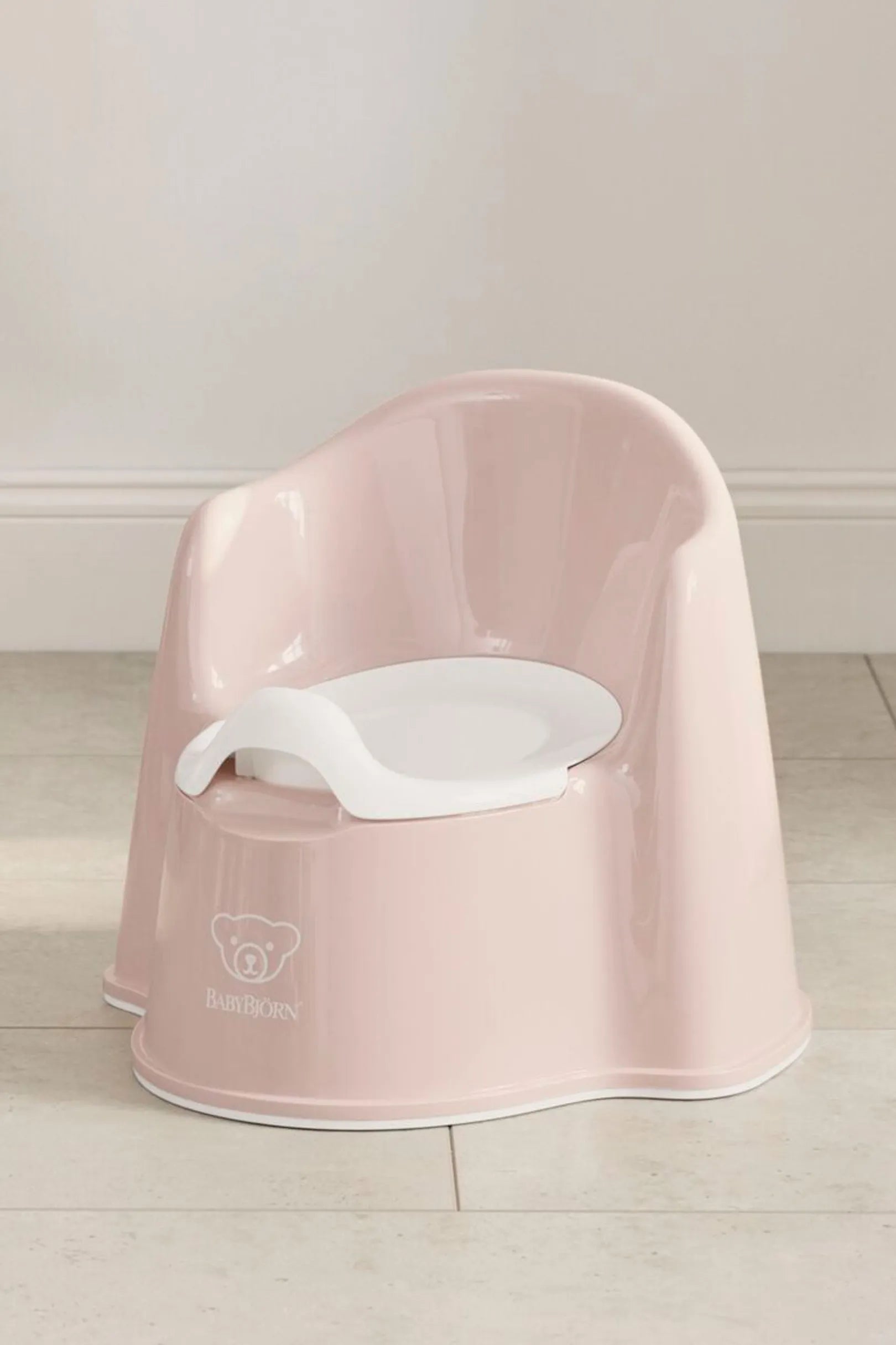 Детско Гърне Potty Chair Powder Pink White Babybjörn
