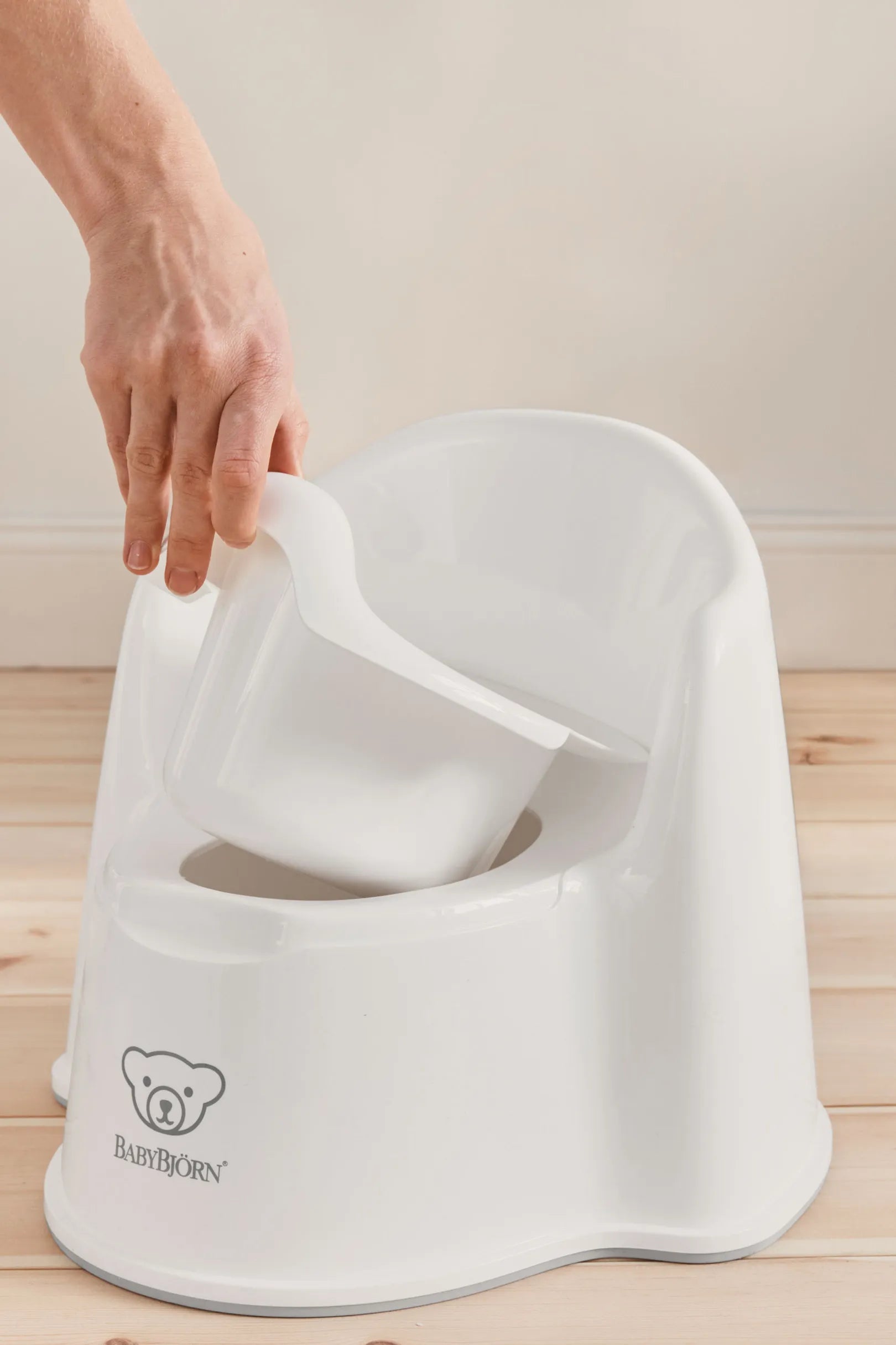 Детско Гърне Potty Chair White Grey Babybjörn