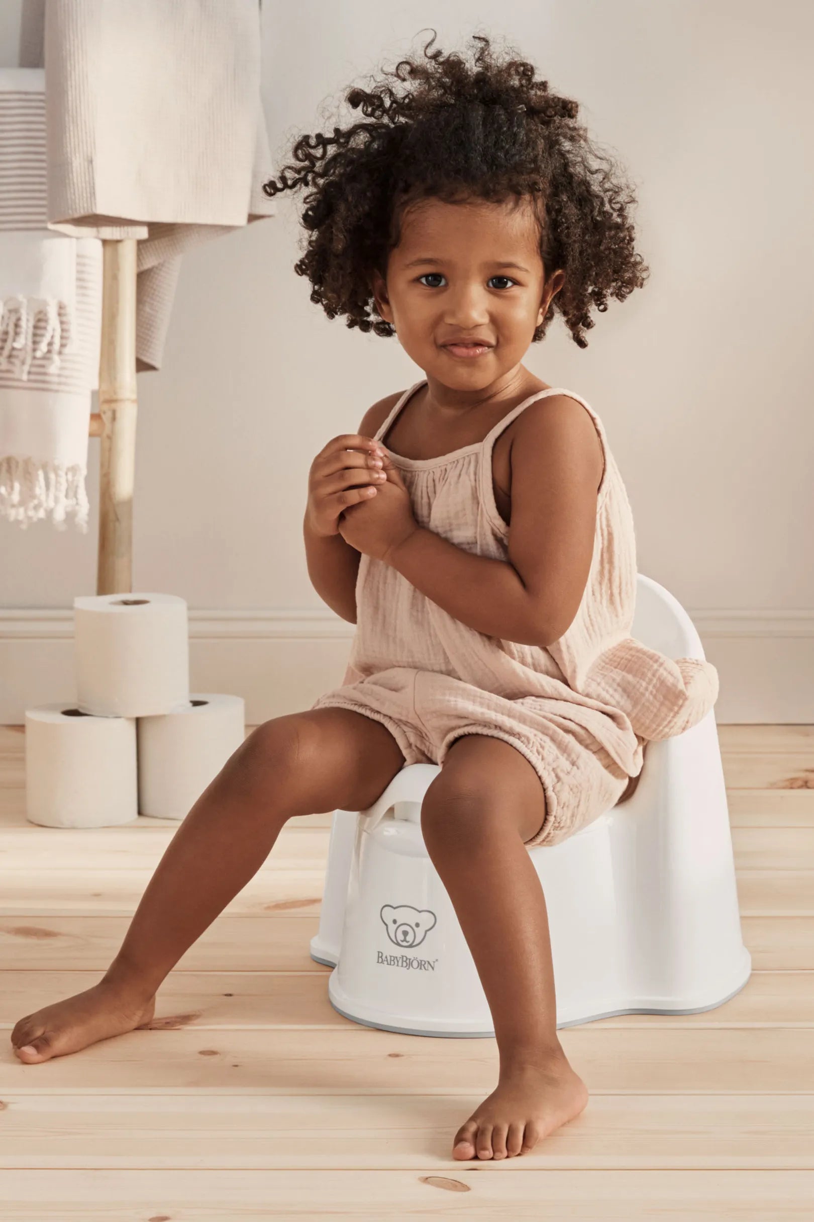 Детско Гърне Potty Chair White Grey Babybjörn