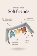 Играчка За Бебешки Шезлонг Soft Friends Babybjörn