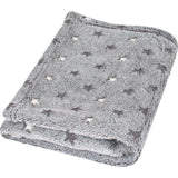 Бебешко Одеяло Milly 75x100 См Сиво Звезди Babymatex