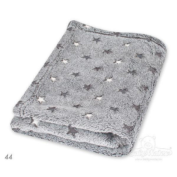 Бебешко Одеяло Milly 75x100 См Сиво Звезди Babymatex