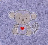 Хавлиийка За Баня С Качулка Bamboo 100 100 См Синя Babymatex