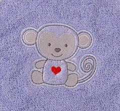 Хавлиийка За Баня С Качулка Bamboo 100 100 См Синя Babymatex