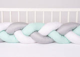 Ограничител Обиколник За Легло 200 См (бял Сив Зелен) 0357 1 42 33 Babymatex