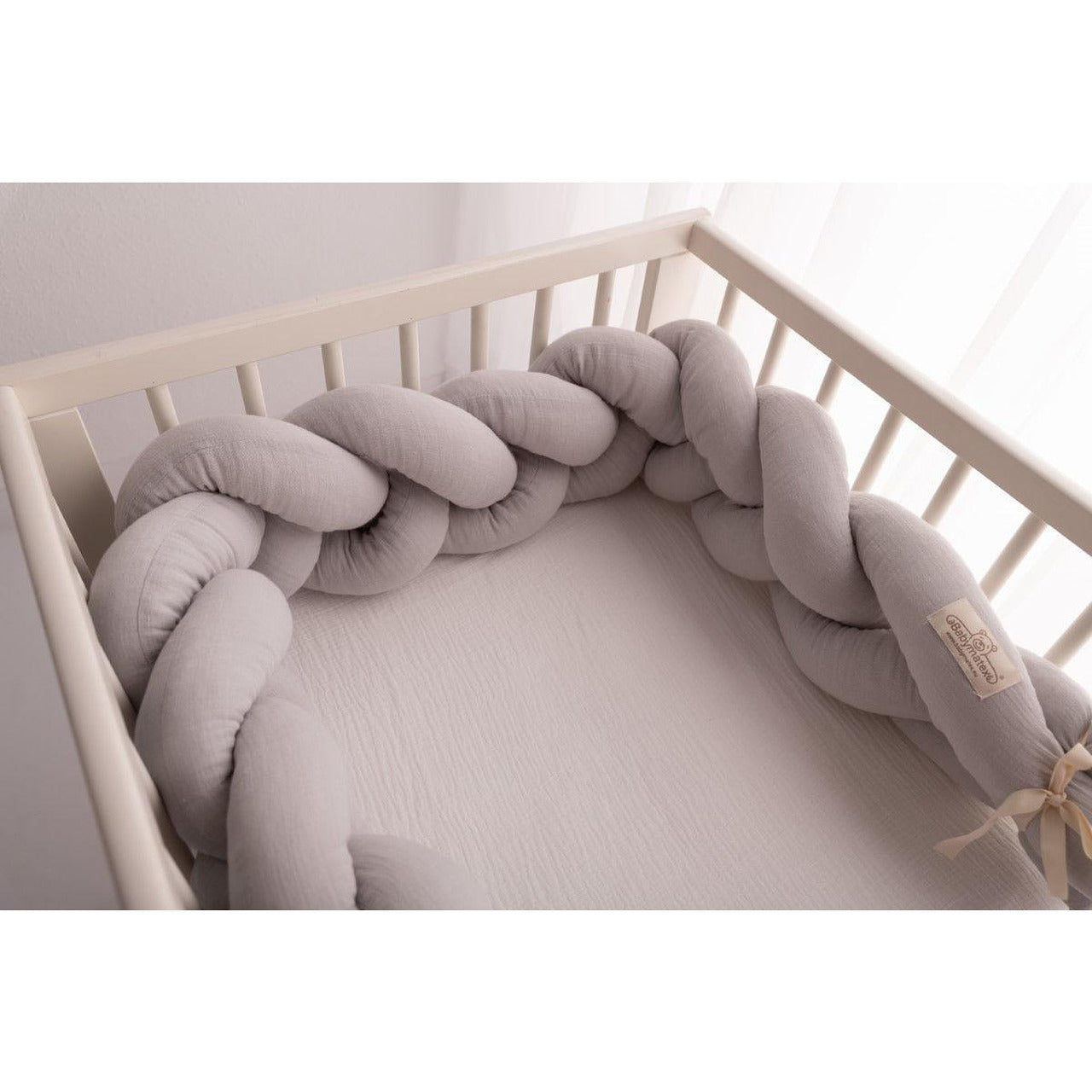 Babymatex Muslin Rácsvédő Szürke 200 cm 0441 42