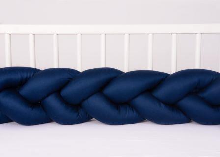 Обиколник За Бебешко Легло 200 См (син Сив) 0357 42 47 Babymatex