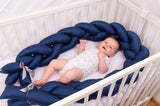 Обиколник За Бебешко Легло 200 См (син Сив) 0357 42 47 Babymatex
