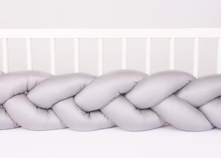 Обиколник За Бебешко Легло 200 См (сив) 0357 42 42 Babymatex
