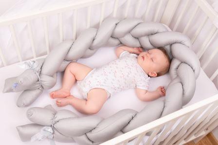 Обиколник За Бебешко Легло 200 См (сив) 0357 42 42 Babymatex