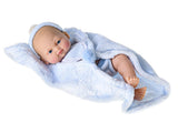 Baby's Детска Кукла Бебе С Одеяло Син 28см 34388 Baby's Happiness