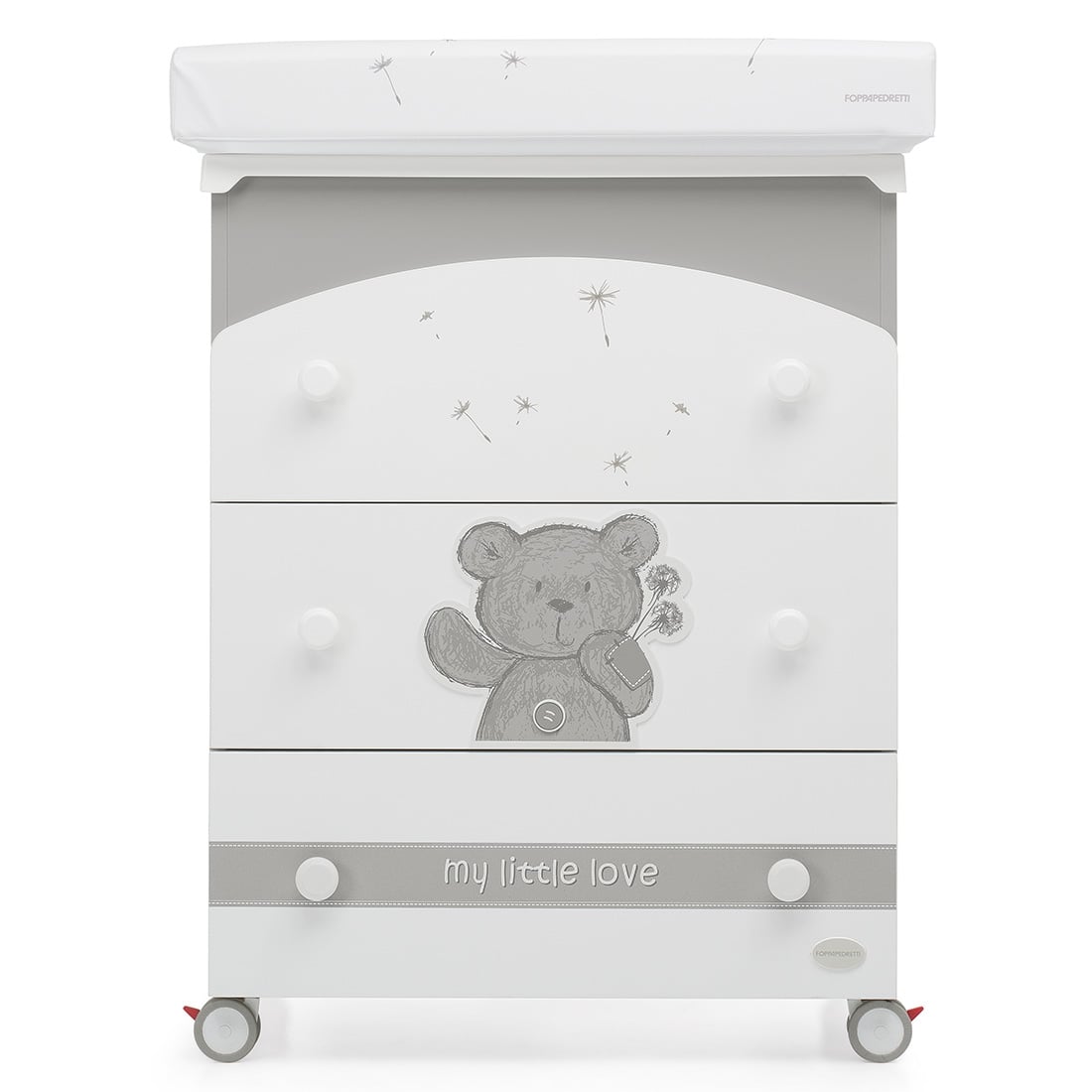 Foppapedretti-Вана, Маса За Повиване И Скрин My Little Love 3В1