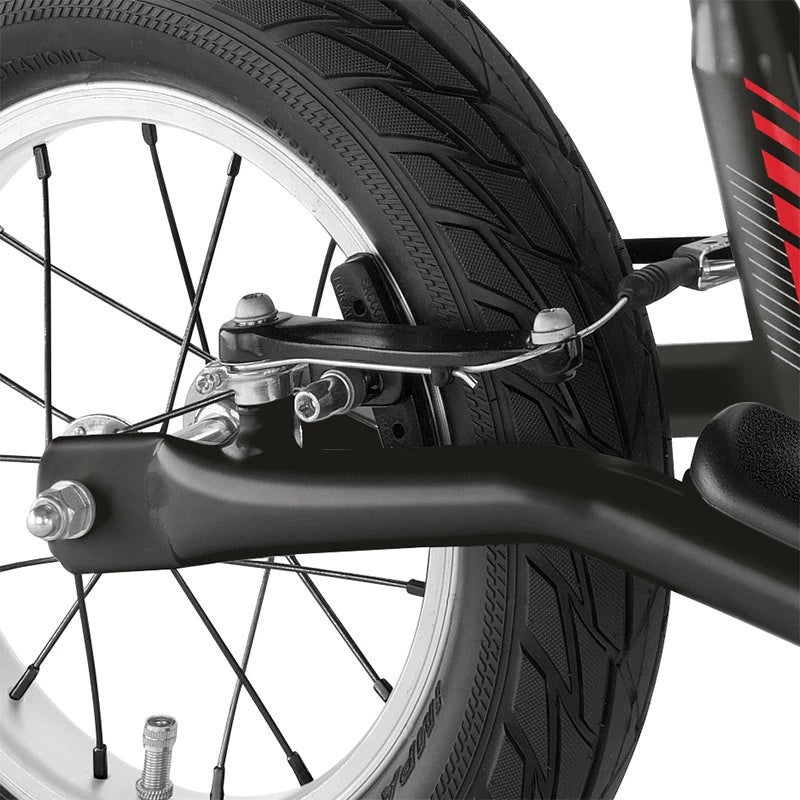 Балансиращо колело със спирачка и степенка PUKY LR XL - черно --- BebeMama