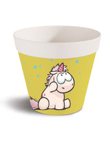 Бамбукова саксия - Еднорогът Theodor, жълта - Аксесоари За Стая - Nici - BebeMama