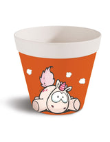 Бамбукова саксия - Еднорогът Theodor, оранжева - Аксесоари За Стая - Nici - BebeMama