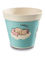 Бамбукови саксии ( комплект 4 бр. ) - Еднорогът Theodor --- BebeMama