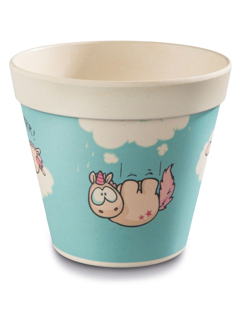 Бамбукови саксии ( комплект 4 бр. ) - Еднорогът Theodor --- BebeMama