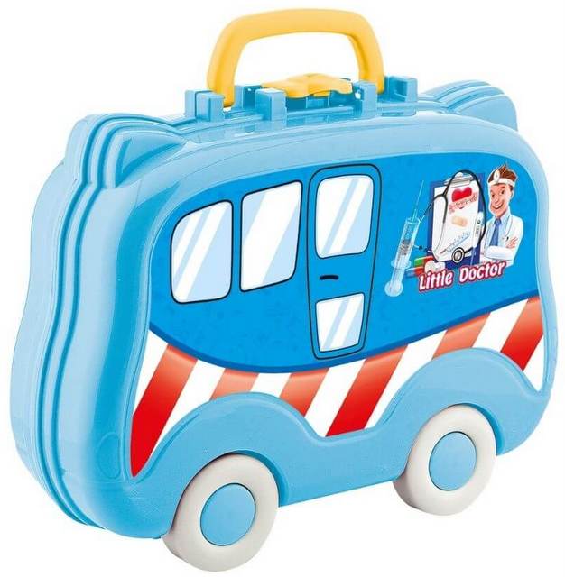 Куфар На Колелца Малкия Доктор И Малката Мед Сестра 29X22X9 --- BebeMama