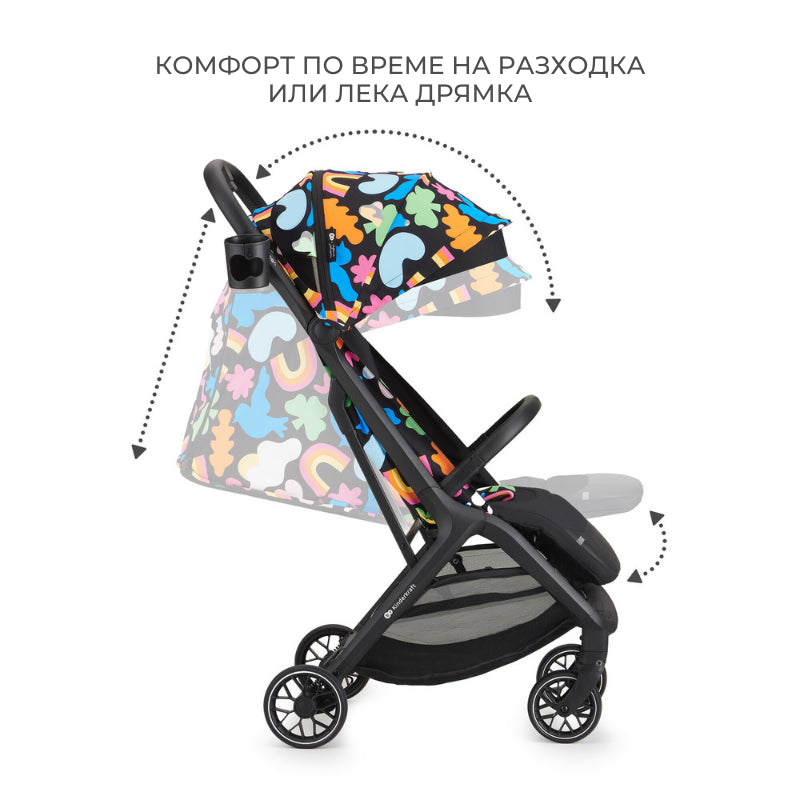 Бебешка Количка Kinderkraft Nubi 2, Happy Shapes --- BebeMama