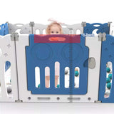 Бебешка Ограда За Безопасна Игра, Синьо Бухалче Feelkids