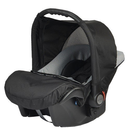 Бебешко кошче за кола Baby Merc Zipy - Черно и сиво - Група 0 (0-10Кг) - Baby Merc - BebeMama