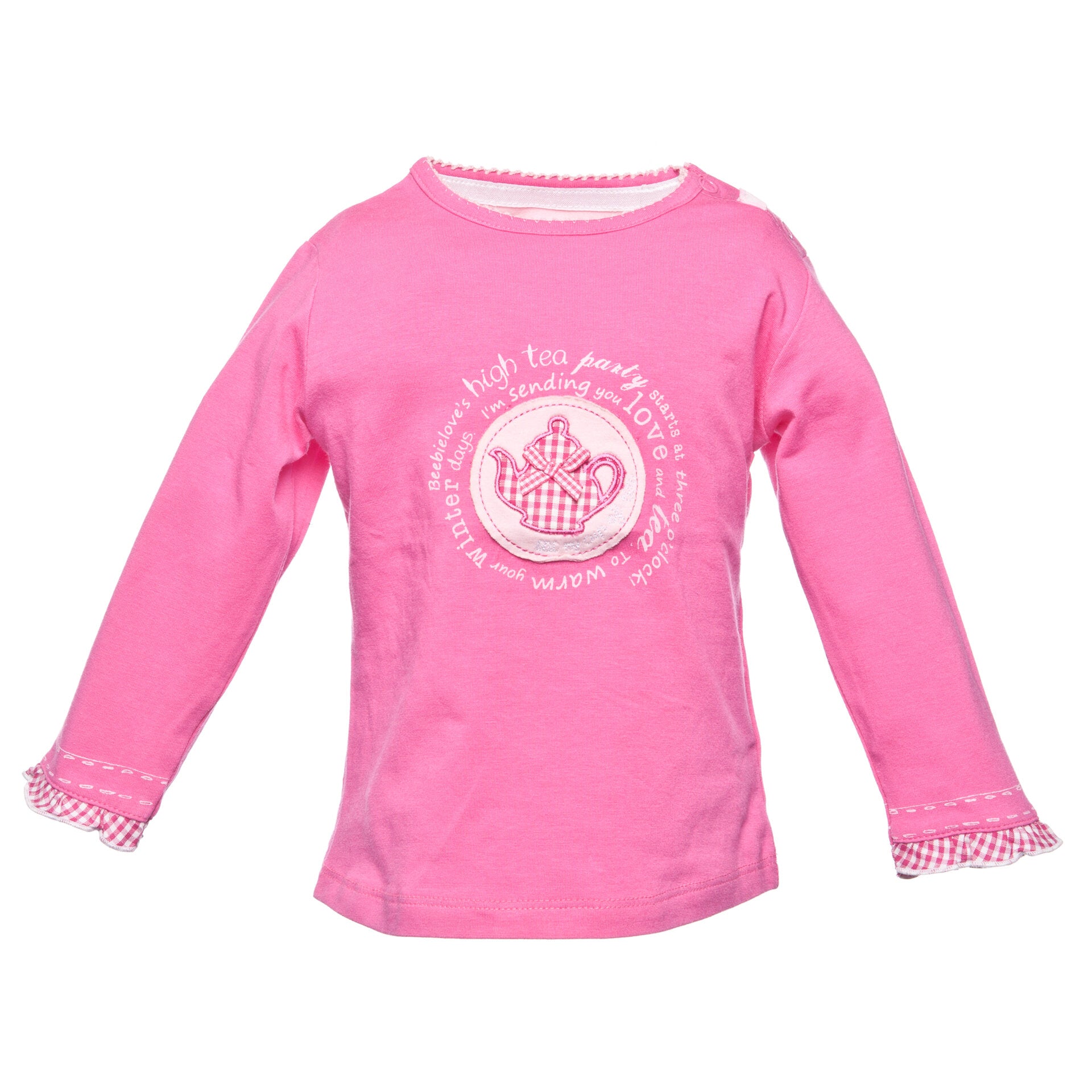 Бебешка Блуза С Дълги Ръкави И Апликация, 62 См. 2 4 М. Beebielove