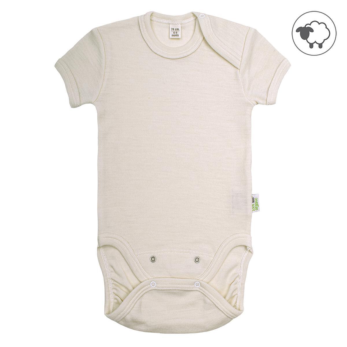 Бебешко Боди От 100% Мериносова Вълна, 92 См. 18 24 М. Bio Baby