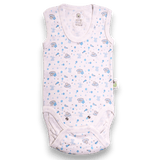 Бебешко Боди, Син Принт На Животни, Органичен Памук, 74 См. 6 9 М. Bio Baby