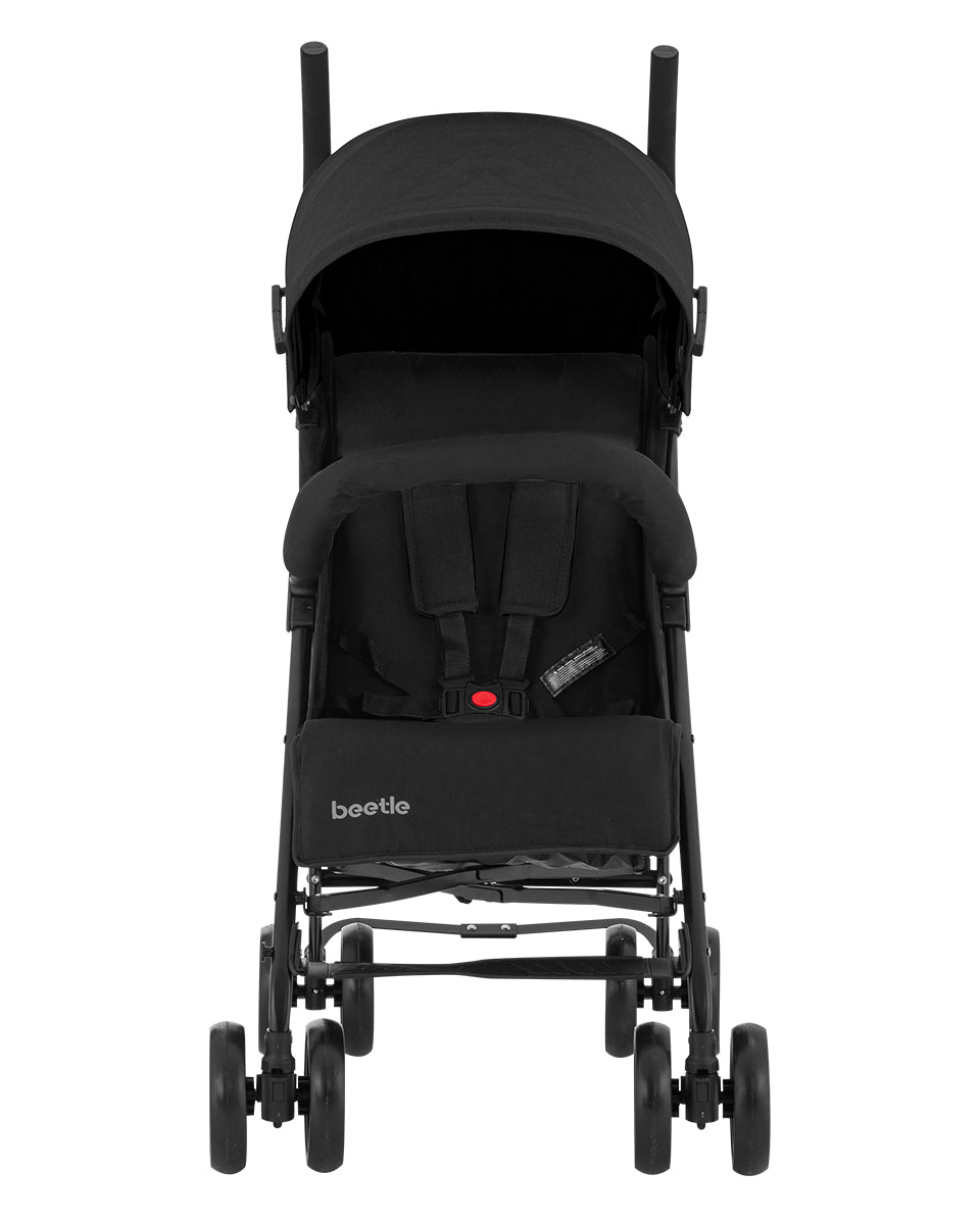 Cărucior compact de vară Beetle Negru 2023