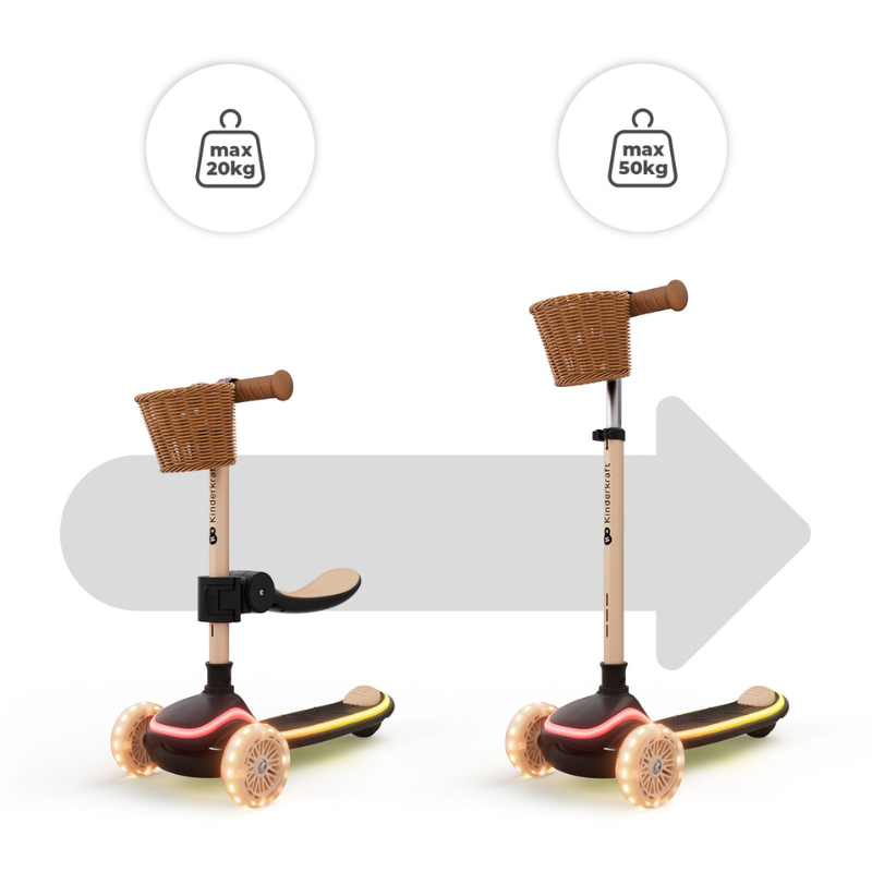 Raket Up Тротинетка Beige Kinderkraft