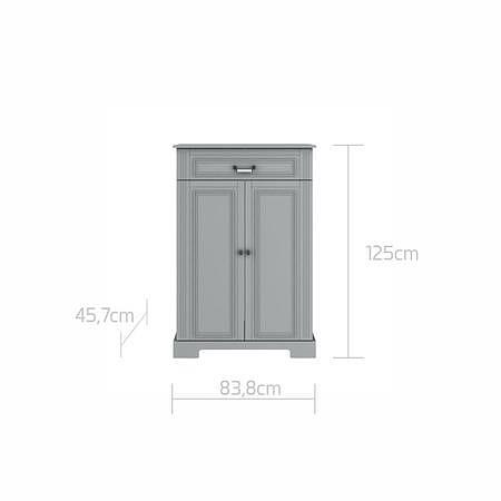 Бебешки Скрин Ines Neutral Gray Bellamy