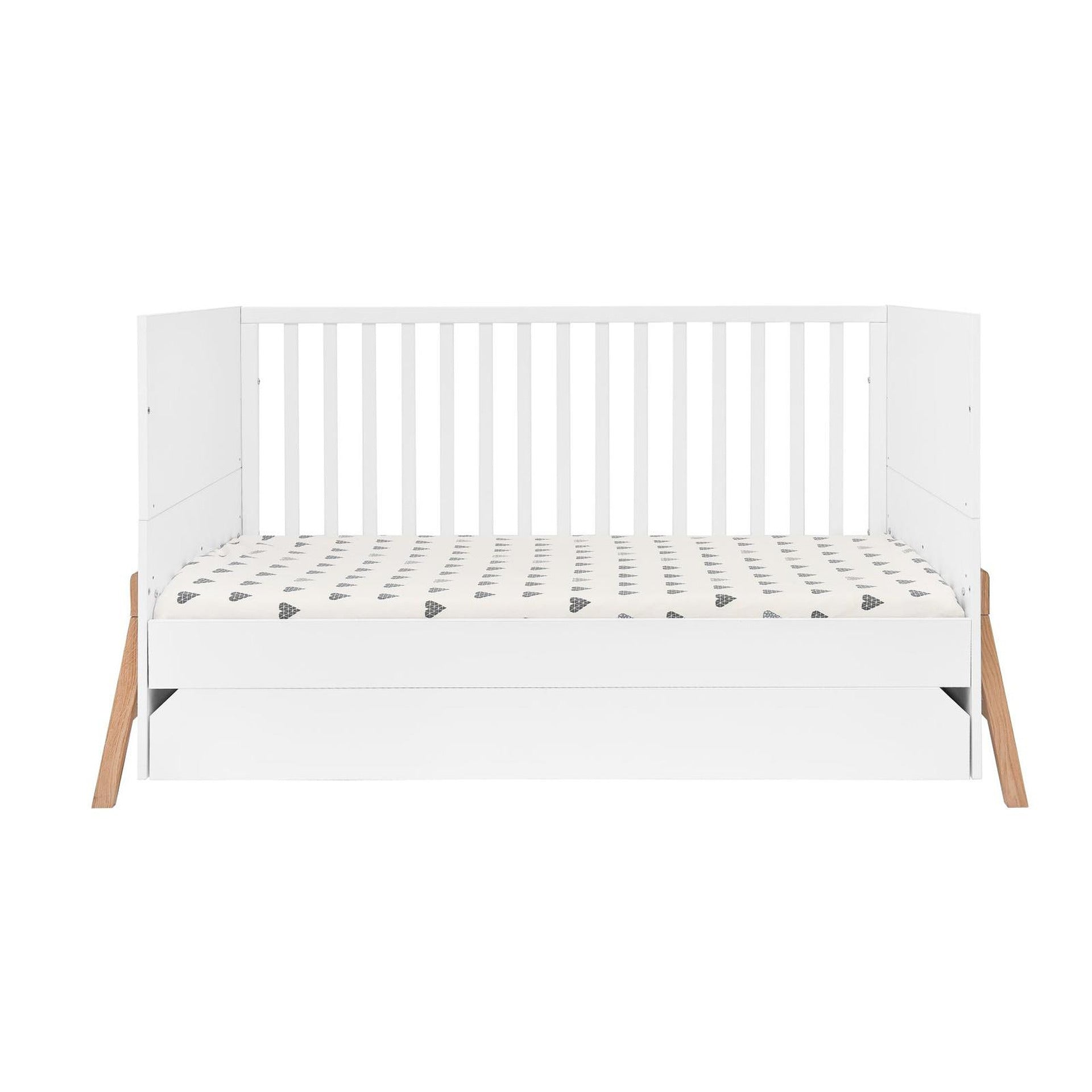 Бебешко Легло Lotta 70x140см. White Matt Oak Bellamy