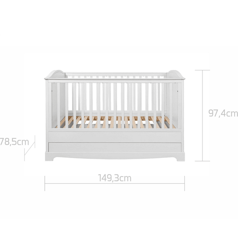 Бебешко Легло Royal 70x140 См. Timeless White Bellamy