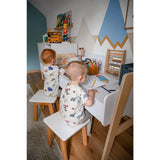 Дървено Детско Столче За Игра Woody Timeless White Bellamy