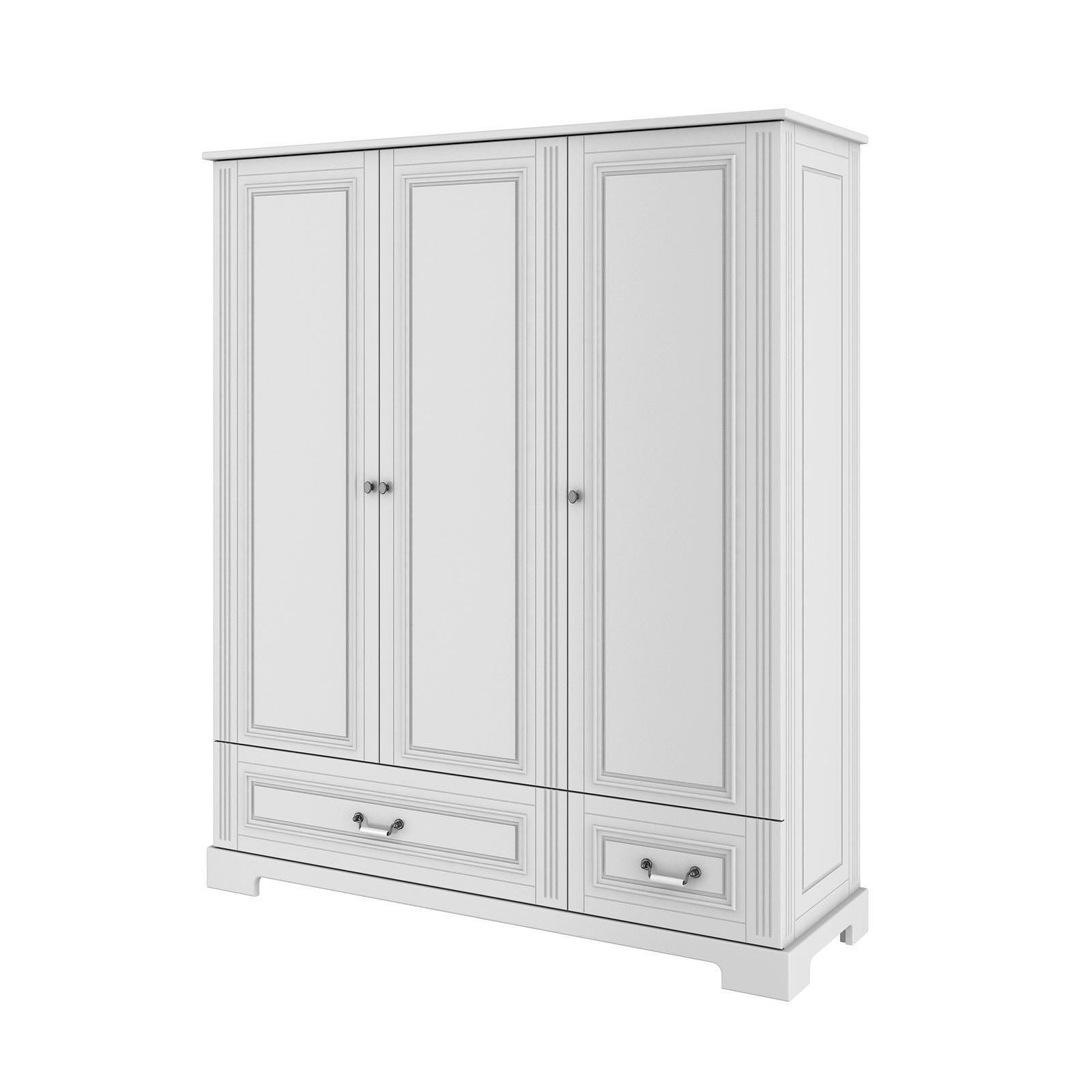 Детски Гардероб С Три Врати Ines Elegant White Bellamy