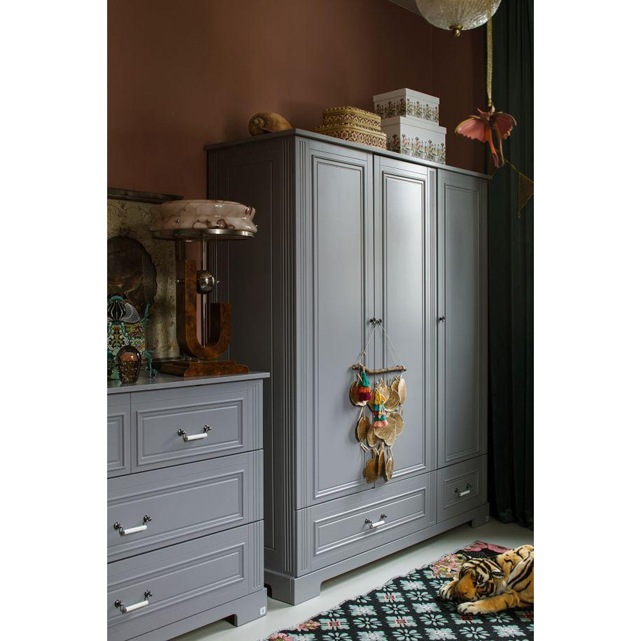 Детски Гардероб С Три Врати Ines Neutral Grey Bellamy